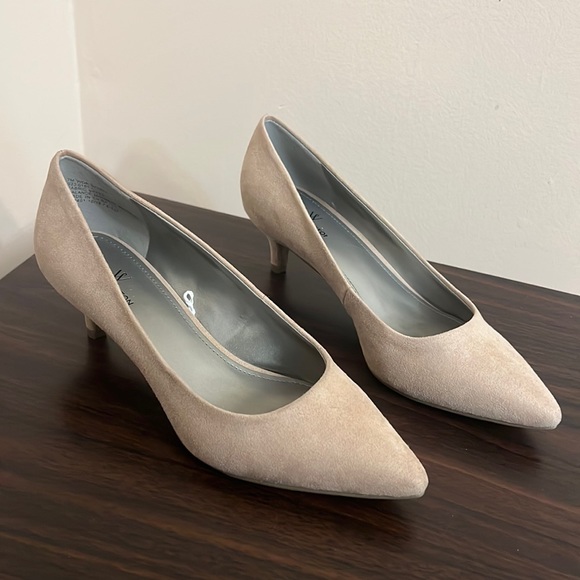 Worthington Soft Pink Kitten Heels Size 7w - Picture 8 of 9